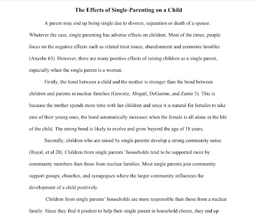 the-effects-of-single-parenting-on-a-child